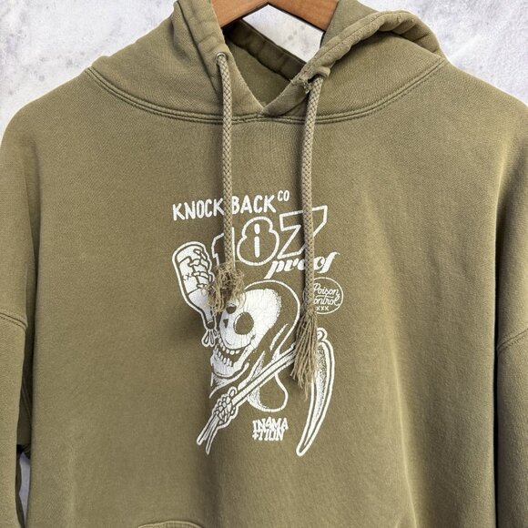 In4mation Hoodie Sweatshirt Mens XL Green Streetwear - Picture 3 of 16